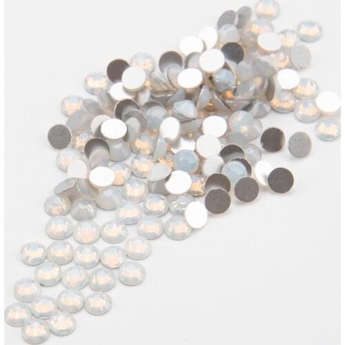 Garment Accessories Rhinestones Opal Color SS3-SS34 Nail Stone Flat Back Crystal Glue on Clothes