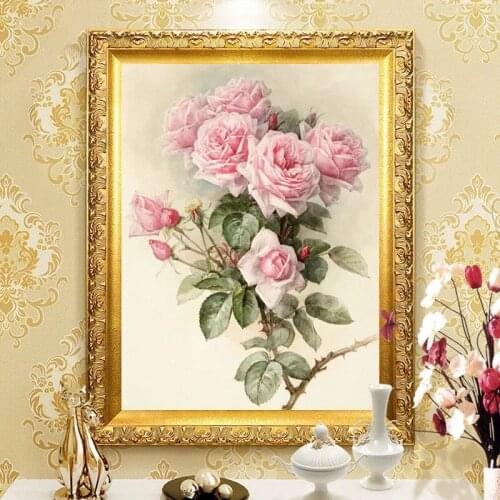 5D DIY diamond painting flower printed cross stitch diamond embroidery mosaic diamond home decoration Full Round Drill new