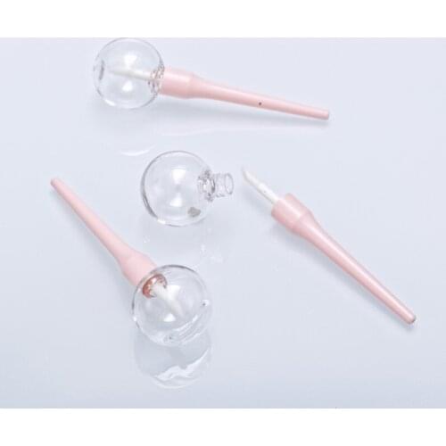 6ml Empty Lipgloss Liquid Foundation Tube Lip Balm Profesional Make up Cute Lamp Bulb Batom Packaging Case Bottles 200pcs/lot