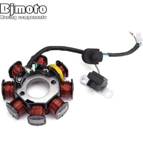 BJMOTO 31120-KPW-9010 Motorcycle Generator Stator Coil Comp For Honda ANF125 2003-2007 ANF125T Innova 2005-2006