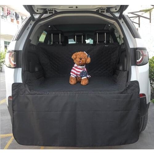 Car pet trunk seat cover cushion canvas Oxford cloth waterproof dog cat rear seat cover car anti-skid pad car protection blanket