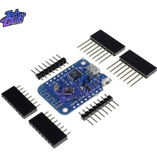 D1 Mini V3.0.0 WIFI Internet of Things Development Board Based ESP8266 CH340G 4MB For Arduino /Wemos Nodemcu V2 MicroPython