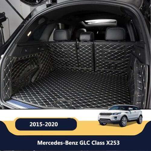 For Mercedes-Benz GLC Class X253 2015 16 2017 2018 2019 2020 High Grade Full Rear Trunk Cargo Mat Tray Liner Protector Liner Pad