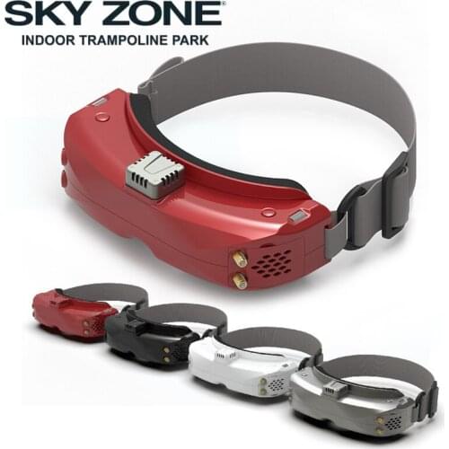 FPV Goggles For RC Mini Drones SKYZONE SKY04X OLED 5.8GHz 48CH Steadyview Receiver 1280X960 Drone toys w/ Head Tracker Fan