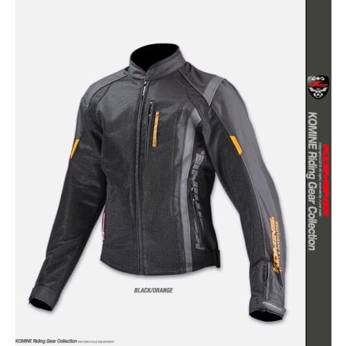 Komine JK-095 Riding Motorbike MTB BMX Bike Riding Scooter Mesh Jacket JK095 Jackets With Protector