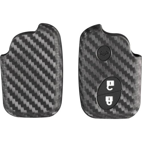 Kutery 10PCS Carbon Fiber Silicone Remote Key Cover For Lexus CT200h 300h IS250 GX400 RX270 RX450h RX350 LX570 Protect Replace
