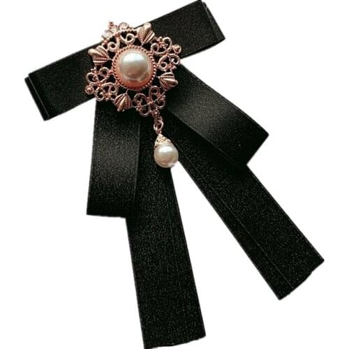 Free shipping new men male MAN Korean bow tie female bow tie pearl collar flower shirt professional assembly decoration