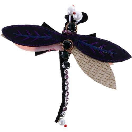 Sew on Embroidery Rhinestone Beaded Pearl Patch Dragonfly Patch Cloth Bridal Dress Decor Scrapbooking Card Making Sewing Supply