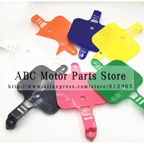 PLASTIC NUMBER PLATE ONLY For HONDA CRF50 XR50 70 CRF 50 XR 50 SDG SSR Pro 50cc 110c 125cc Dirt Pit Bike