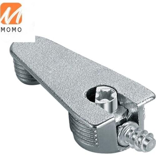 Furniture shelf support Zinc alloy Nickel finish cabinet shelf support decorative invisible cam lock screw dowel