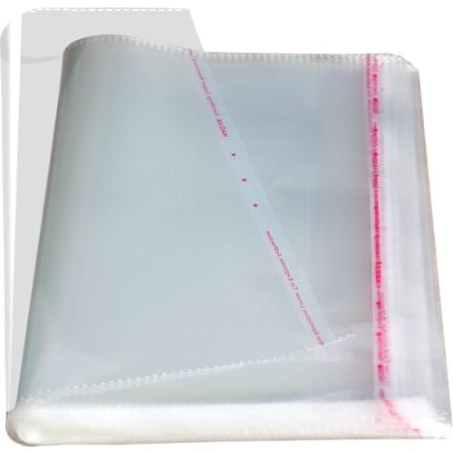 Clear OPP/Poly/Cellophane Bags big Size for clothes Transparent 28 sizes-in gift Plastic packaging bags Self Adhesive Seal bag