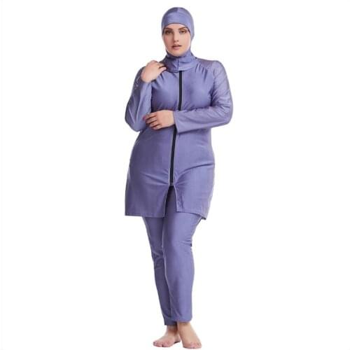 Plus Size Muslim Bathing Suit 6XL Swimming Clothes Hijab Islamic Modest Swimwear Maillot De Bains Burkini Muslim Swimsuit Women