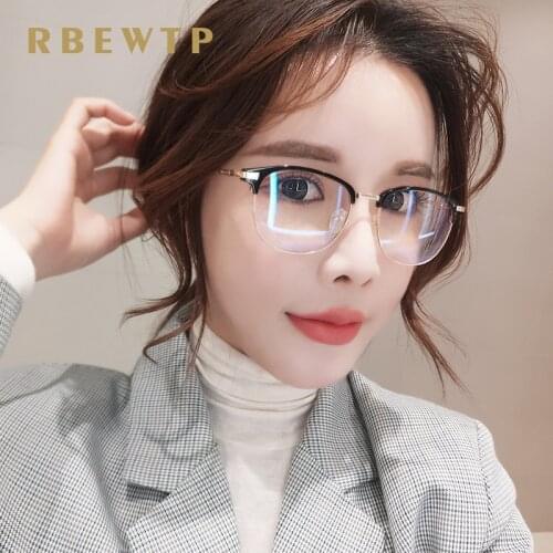 RBEWTP TR90 Frame Square Anti Blue Light Blocking Glasses led Reading Radiation-resistant Computer Glasses Gaming Eyewear
