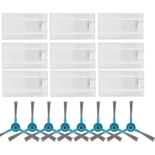 Replacement Parts Brush Side Brush Hepa Filters for Conga 4090 Vacuum Cleaner Robot Sweeper Accessories