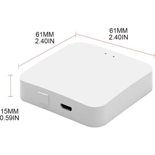 K1KA Tuya ZigBee 3.0 Smart Hub Wireless Gateway Bridge for App Remote Control Works WiFi Gateway Wireless Smart Bridge