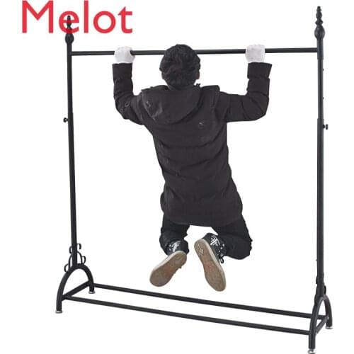 Clothing Store Display Stand Floor Type Golden Zhongdao Display Stand Display Rack Double Row Clothes Rack Clothing Shelf