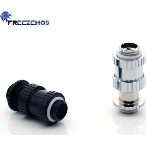FREEZEMOD Retractable 22-31mm Extender Double Male Adapter Adjustable Male-Male Extension Fitting G1/4 Thread Water Cooler Mod