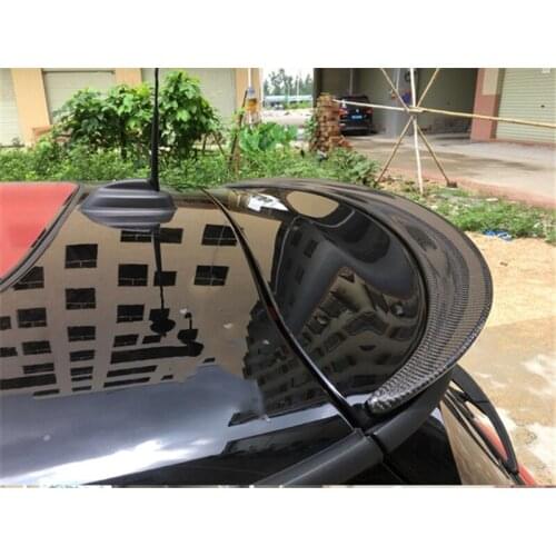For F56 Mini Cooper S Mon Style Carbon Fiber Rear roof spoiler add on (S Only)