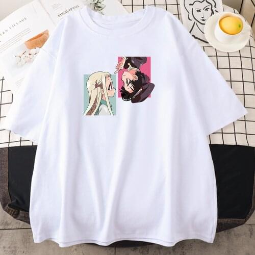 Jibaku Shounen Hanako Kawaii Womens Tee Shirt Summer 2021 Hot sale T-Shirt Harajuku Loose Tshirt Street INS Fashion Women Tees