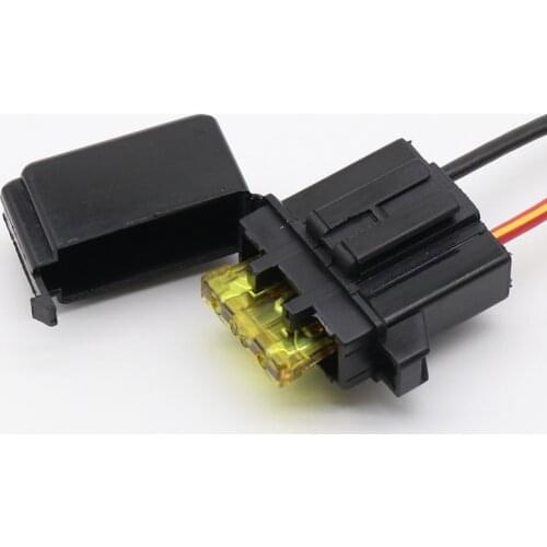 1PCS ATC Fuse Holder In-line AWG Wire Copper 12V 24V Power Blade
