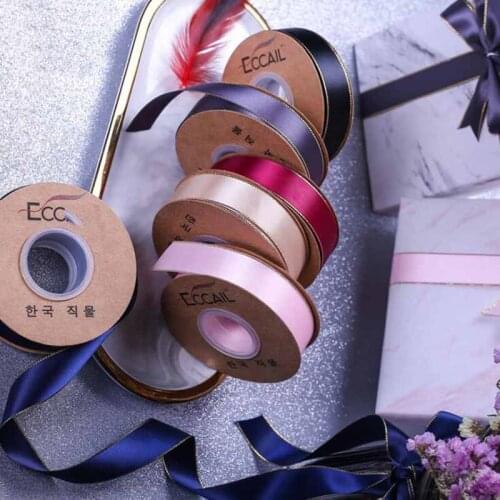 10 yards/lot 25mm Gift box accessories Ribbon cake glitter silver grosgrain satin ribbons gift packaging DIY handmade materials