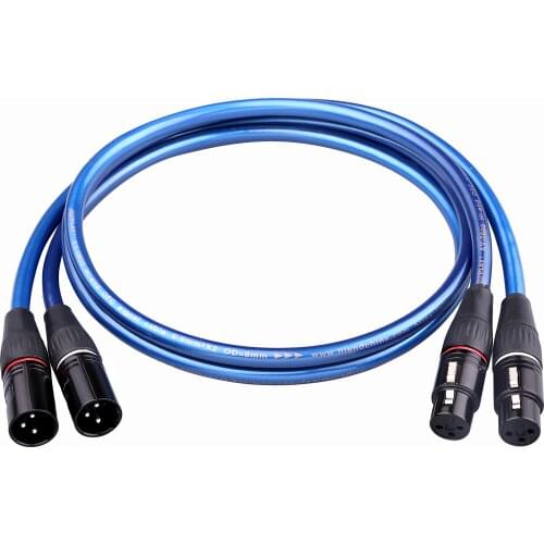 AVplay AV-0802 HiFi Audiophile Hi-end Quality XLR Cable 4N 0.5mm ² Cooper core 1m 1.5m 2.0m 3m 4m 5m 6m 7m 8m 9m
