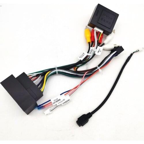 Car 16pin Android Wiring Harness With Canbus box For Jeep Cherokee 15~19/Compass(17–20)/Grand Commander/Renegade