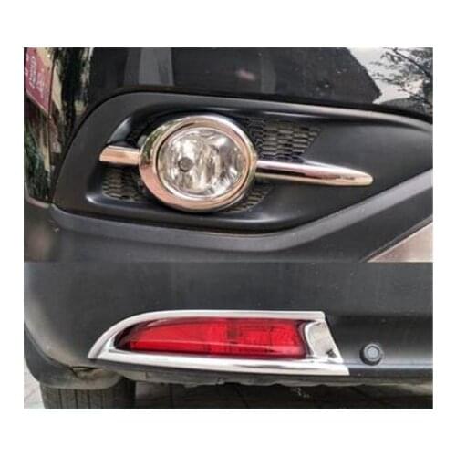 Car-styling For Honda CRV CR-V 2012 2013 2014 high quality ABS Chrome Rear+Front fog lamp cover trim Car-styling
