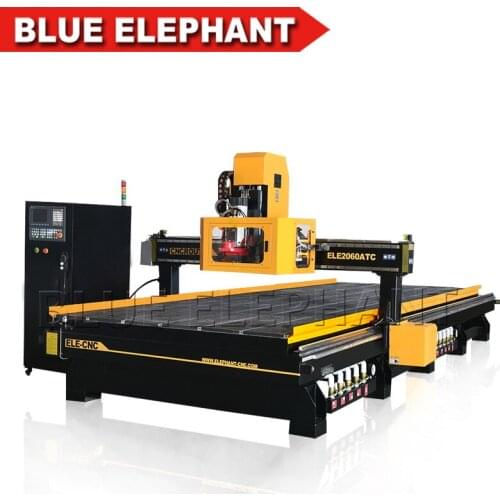 Big Auto Tool Change Carousel Auto Tool Change CNC Router, Servo Motor CNC Milling Machine, SYNTEC Control System CNC Machine