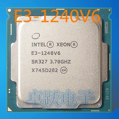 E3-1240V6 CPU 3.70GHz 8M LGA1151 E3-1240 V6 Quad-core Desktop E3 1240V6