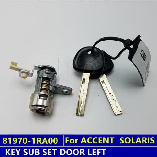 FOR GENUINE KEY SUB SET DOOR LEFT 819701RA00 ACCENT SOLARIS 2012-2014 81970-1RA00