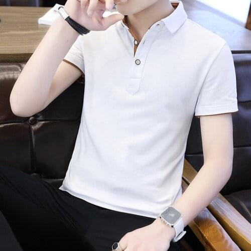 MRMT 2021 Brand New Mens T-shirts Short Sleeves Fashion Half Sleeves T Lapel T-shirt for Male Summer Young Tops Tshirt