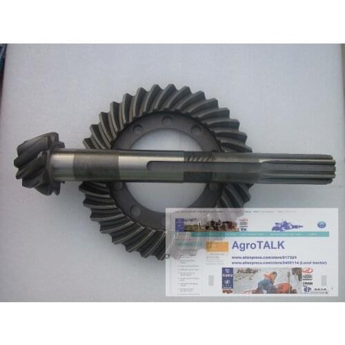 Set of spiral bevel gear with bevel shaft for Fengshou Lenar 254 with NJ385, part number: 250.38.103 and 250.38.102