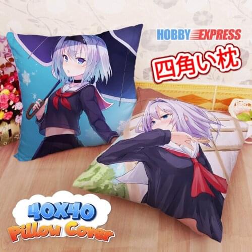 Hobby Express Ginko Sora The Ryuos Work is Never Done 40x40cm Square Anime Dakimakura Throw Pillow Cover FBZ629