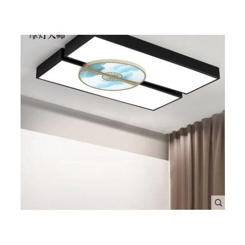 New Chinese ceiling lamp living room simple modern creative ultra-thin macarons whole house lighting package combination