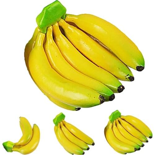 New Artificial Banana Realistic Foam Artificial Fruit Fake Fruit Photography Props Home Decoration Supplies Dropshipping