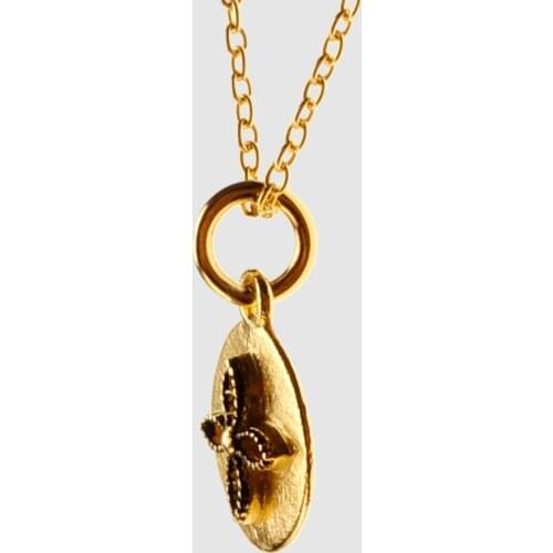 Amorita boutique silver925 lucky four-leaved clover pendant chain necklace