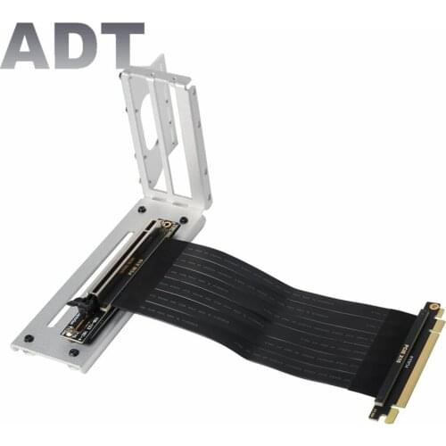 PCI- E 3.0 16X Graphics Card vertical kickstand/base ATX case Flexible Connector Cable Riser Card Extension Port Adapter for GPU