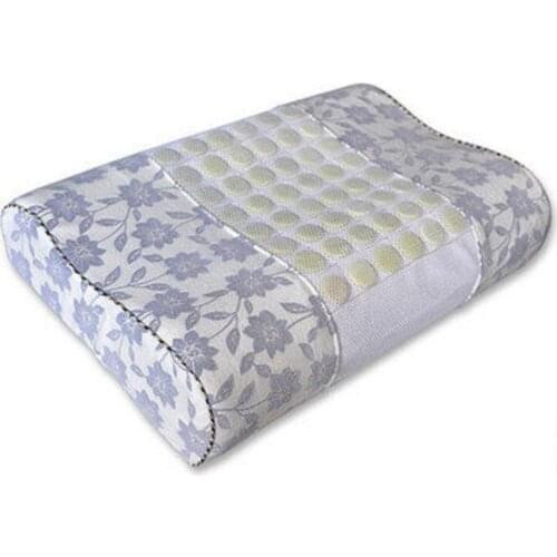 Pure natural jade neck pillow selected fine jade, grain by pure manual polishing, closely packed, comprehensive health care effe