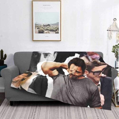 Robert Downey Jr. All Sizes Soft Cover Blanket Home Decor Bedding Robert Downey Jr Iron Dolitte Robert Downey Movie Movies