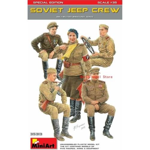 MiniArt 35313 1/35 Soviet Jeep Crew. Special Edition
