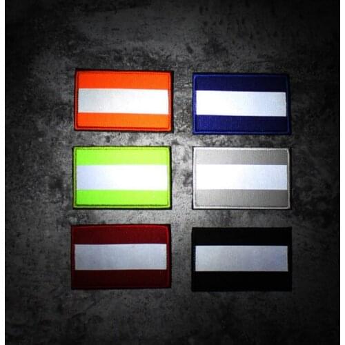 Reflective Alpha FSB Patch Russian Tactical Military Badge Chapter Student Night Travel Safety Sports Outdoor Backpack Sticker