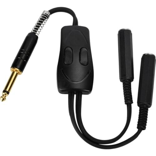 Tattoo Machine / Power Supply Supper Dual Connection Tattoo Clip Cord Cable Black 40cm