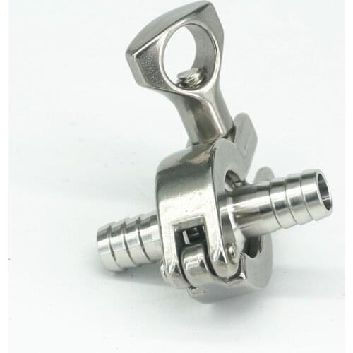 1/2" Hose Barb x 0.5" Tri Clamp Set SUS304 Stainless Steel Sanitary Fitting Tri-Clover Home Brew