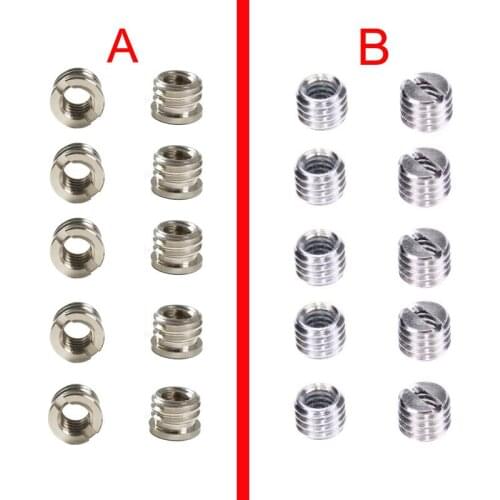 500pcs 1/4" to 3/8" Convert Screw Adapter for Tripod
