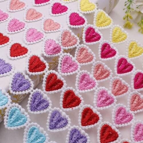 1Yards/Lot Heart-shaped Embroidered Lace Ribbon Lace Trim African Lace Fabric Clothing Accessories Dress Sewing Lace Applique