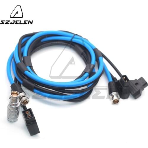 8Pin Connector ARRI Mini LF/ Mini/ AMIRA Power Cable+ CANARE LV-61S 75OHM SDI Video Cable+Dtap Male to Female