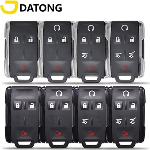 Datong World Car Remote Key Shell Case For GMC Yukon XL Chevrolet Tahoe Suburban Sierra Silverado Replacement Housing Cover