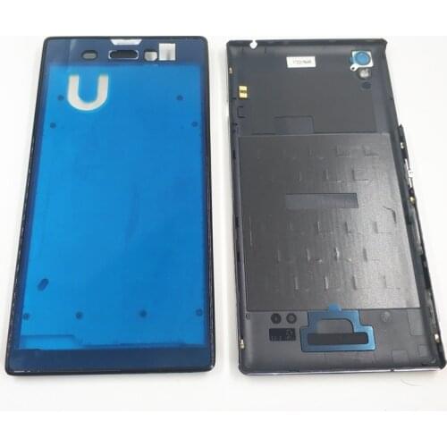 Full Housing Cover Case Front Frame Battery Back Door Repair Part For Sony Xperia T3 D5102 D5103 D5106 M50W