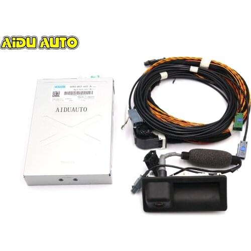 For Audi Q5 A4 B8 A5 B8 reversing camera RVC camera 8R0 907 441 A + 5N0 827 566 AA + cable Harness
